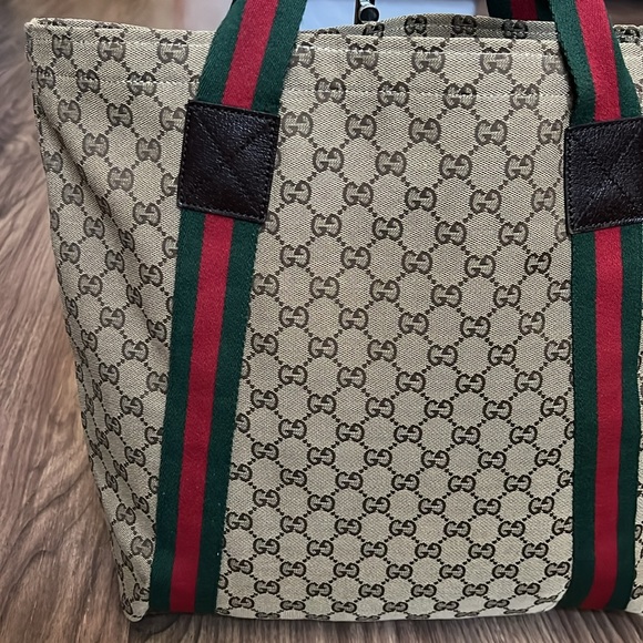 A307- ๐ฏ% authentic Gucci tote bag - Picture 7 of 16